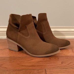 BP Cognac Suede Booties - Size 9